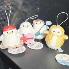 【新品 タグ付き】THE TIME シマエナガちゃん ミニマスコット ぬいぐるみ