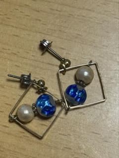 値下げ！ホタルガラスピアス　ピアス