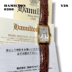 希少品！ HAMILTON 6266 アードモア スモセコ スクエア ゴールド金