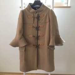 値下▽sacai サカイ ダッフルコート アウター ベージュ キャメルのサムネイル