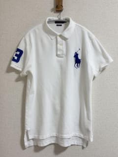 美品】ポロ ラルフローレン ビッグポニー ポロシャツ 白 M SWAG - メルカリ