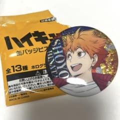 ハイキュー!! ホログラム 缶バッジ 日向翔陽のサムネイル