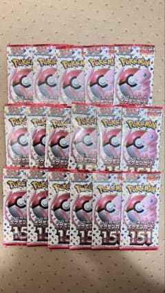 ポケモンカードゲーム 強化拡張パック 151 バラパックのサムネイル