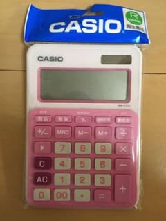 カシオ カラフル電卓 ミニジャストタイプ 10桁 MW-C11A-PK-Nのサムネイル