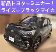 【新品未使用品】トヨタ⭐︎カラーサンプルミニカー！ライズ⭐︎ブラックマイカ⭐︎X07 新品未使用品】トヨタ⭐︎カラーサンプルミニカー！ライズ⭐︎ブラック