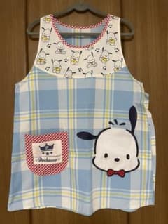 ゆか様専用　中古　M-L  ポチャッコ　保育士エプロン　幼稚園教諭のサムネイル