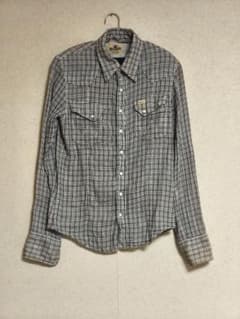AKM × Wrangler コラボ ガーゼ ウエスタンシャツ Sのサムネイル