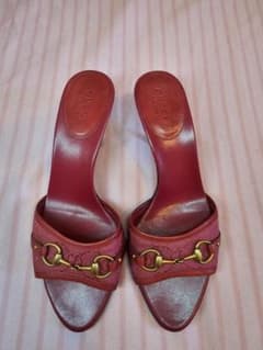 ヴィンテージ グッチ ラズベリー モノグラム キャンバス ホースビット ヴィンテージ グッチ ラズベリー モノグラム キャンバス ホースビット