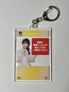 【美品未使用】瀧脇笙子　SNS風クリアキーホルダーのサムネイル