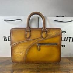 Brand new, 1.3 million yen: Berluti Un Jour La Pièce Reprisé Briefcase