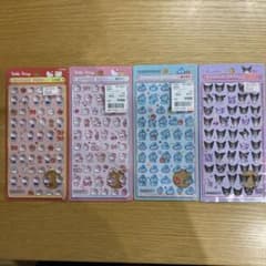 【正規品】ボンボンドロップシールミニ サンリオ 4枚セットのサムネイル