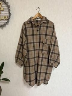 チェック柄オーバーサイズシャツのサムネイル