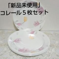 ✡️「新品未使用」Corelle 花柄皿 26cm5枚セット - メルカリ