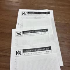 NN桜蔭クラス（土曜講座）国語　そっくりテスト1〜9 +正月特訓2回　解答付 NN桜蔭クラス（土曜講座）国語 そっくりテスト1〜9 +正月特訓2