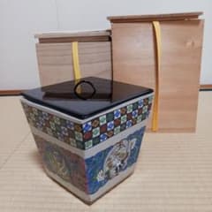 茶道具　水指　佐久間勝山作 色絵四方鳳凰龍水指 茶道具 水指 佐久間勝山作 色絵四方鳳凰龍水指 - メルカリ