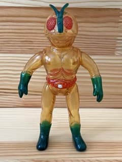 POPY ポピー 改造人間 仮面ライダー　クリアソフビ　 当時物 POPY ポピー 改造人間 仮面ライダー クリアソフビ 当時物｜Yahoo