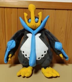 ポケモンセンターオリジナル ぬいぐるみ エンペルト 可動式 ポージング 美品のサムネイル