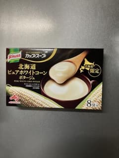 ラスト　Knorr 北海道ピュアホワイトコーンポタージュ 8袋入り×1のサムネイル