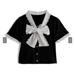 ♡grlレースボウタイカーディガン[dk1664]♡のサムネイル
