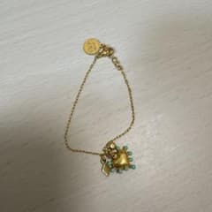 ゴールドカラー ハートチャーム ブレスレットのサムネイル