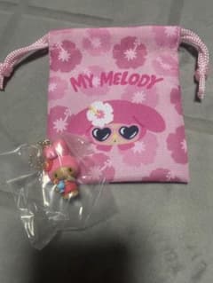 サンリオキャラクターズ プチ巾着 キーホルダーマイメロ 日焼けのサムネイル