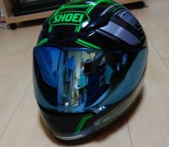 SHOEI Z-7 DOMINANCE ヘルメット ブラック グリーン - メルカリ