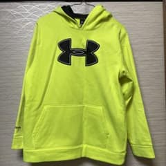 under armorパーカー蛍光色 YXL150〜160センチ前後のサムネイル