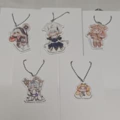 5種 トリッカル トレーディングアクリルキーホルダー - メルカリ