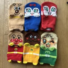 13〜19cmアンパンマンキャラクター靴下6足セットのサムネイル