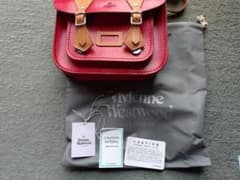 Vivienne Westwood レザーショルダーバッグ レッドのサムネイル
