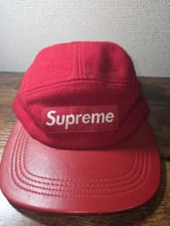 Supreme Fleece Camp Cap 赤