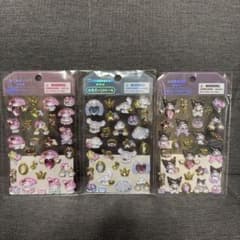 サンリオ 金箔ぷっくりシール 3種セットのサムネイル