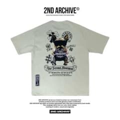 2ND ARCHIVE フレンチブルドッグ プリントTシャツのサムネイル