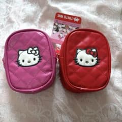 TAITO限定 ハローキティ Myハローキティキルト刺繍ポーチ プライズ　２点