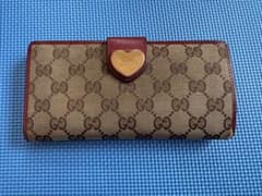 Gucci 長財布　GGキャンバス Wホック ラブリーハートのサムネイル