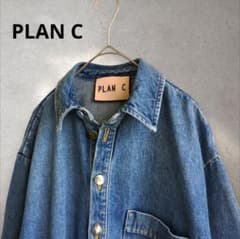 美品 プランシー メタルボタン オーバーサイズ プルオーバー デニムシャツ 美品 プランシー メタルボタン オーバーサイズ プルオーバー デニム