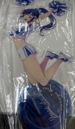 鶴河秋水 特大アクリルスタンド DMMスクラッチ 女神のカフェテラス 鶴 