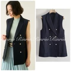 美品】ANAYI リネンオックステーラードジレ 36 - メルカリ