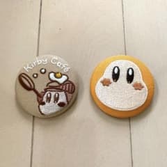 カービィカフェ 刺繍缶バッジ ワドルディのサムネイル