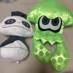 스플라툰 오징어 츠치노코 팬더 봉제인형 2점 세트