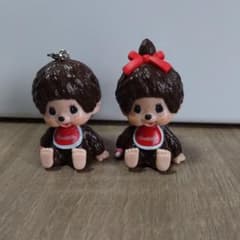 Monchhichi モンチッチ めじるしアクセサリー キーホルダー 2個セットのサムネイル