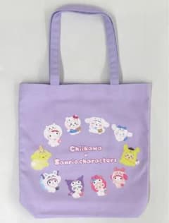 【新品未使用】ちいかわ×サンリオキャラクターズ トートバッグのサムネイル