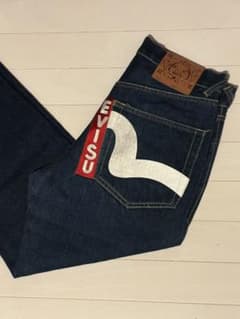 EVISU エヴィス デニムパンツ カモメペイント - メルカリ