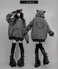 最終値下げ】DimMoire ディムモアール Evil Catパーカー - メルカリ