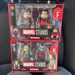 MARVEL STUDIOS HappyくじBE＠RBRICK F賞H賞セットのサムネイル