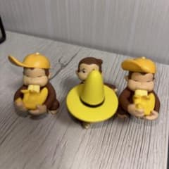 おさるのジョージ フィギュア 3体セットのサムネイル