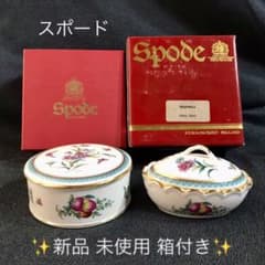 スポード　陶器の入れ物　2点セットのサムネイル