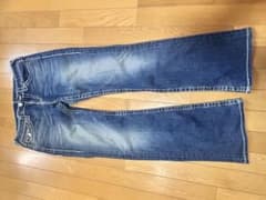 トゥルーレリジョンブーツカットデニム白ステッチのサムネイル