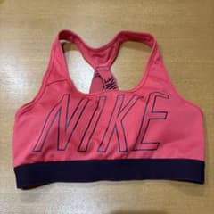 値下げNIKE スポーツブラ ピンク クロスバックのサムネイル