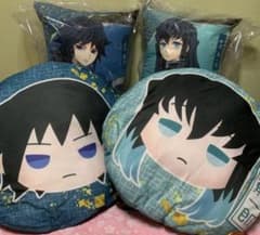 鬼滅の刃 メガジャンボクッション&もっちりクッション 義勇&無一郎 6個セット 鬼滅の刃 メガジャンボクッション&もっちりクッション 義勇&無一郎 4個